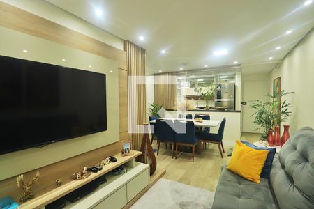 Sala de apartamento à venda com 3 quartos, 91m² em Parque das Nações, Santo André