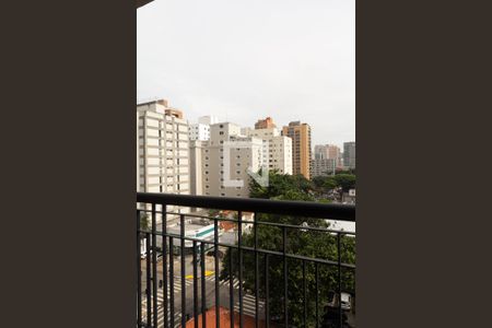 Varanda  de apartamento à venda com 1 quarto, 35m² em Moema, São Paulo