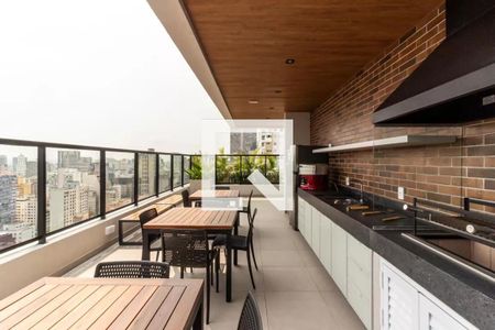 Studio à venda com 26m², 1 quarto e sem vagaChurrasqueira