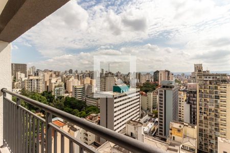 Studio à venda com 26m², 1 quarto e sem vagaVaranda - Vista