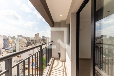 Studio à venda com 26m², 1 quarto e sem vagaVaranda