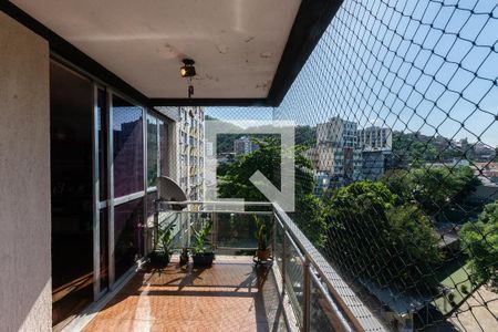 Varanda de apartamento à venda com 3 quartos, 116m² em Grajaú, Rio de Janeiro