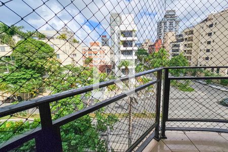 Varanda  de apartamento para alugar com 4 quartos, 132m² em Balneario Cidade Atlantica, Guarujá