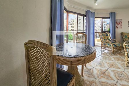 Sala de apartamento para alugar com 4 quartos, 132m² em Balneario Cidade Atlantica, Guarujá