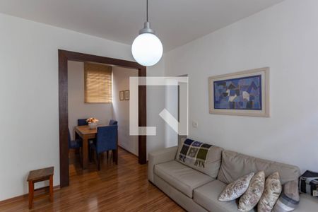Sala de apartamento para alugar com 2 quartos, 66m² em Sagrada Família, Belo Horizonte