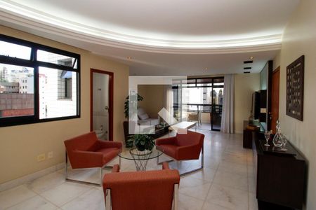 Sala de apartamento à venda com 4 quartos, 170m² em Gutierrez, Belo Horizonte