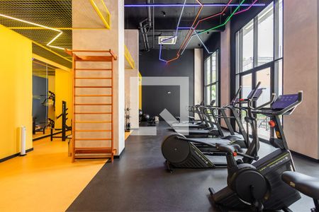 Studio à venda com 25m², 1 quarto e sem vagaAcademia