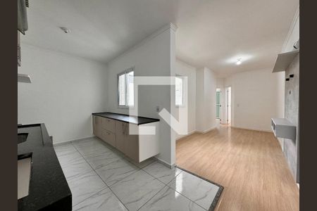 Sala de apartamento à venda com 2 quartos, 104m² em Vila Scarpelli, Santo André