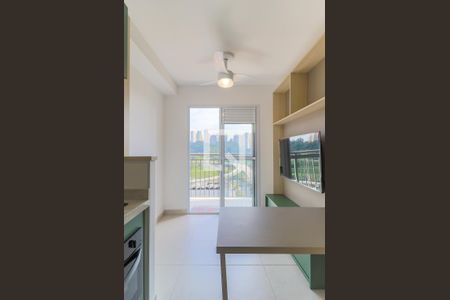 Sala de apartamento para alugar com 1 quarto, 29m² em Jardim Caravelas, São Paulo