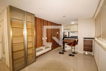 Sala de apartamento à venda com 1 quarto, 45m² em Funcionários, Belo Horizonte
