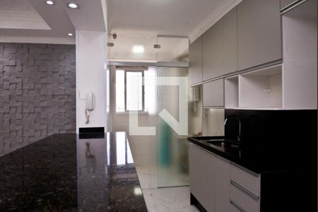 Cozinha de apartamento para alugar com 3 quartos, 73m² em Jardim, Santo André
