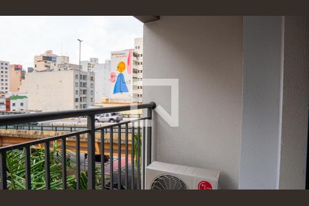 Varanda de kitnet/studio para alugar com 1 quarto, 27m² em Vila Buarque, São Paulo
