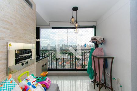 Varanda gourmet de apartamento à venda com 2 quartos, 59m² em Vila Prudente, São Paulo