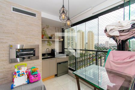 Varanda gourmet de apartamento à venda com 2 quartos, 59m² em Vila Prudente, São Paulo