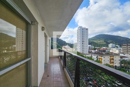 Varanda de apartamento para alugar com 3 quartos, 120m² em Barra Funda, Guarujá