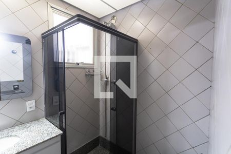 Banheiro da Suíte de apartamento à venda com 3 quartos, 110m² em Ipiranga, Belo Horizonte