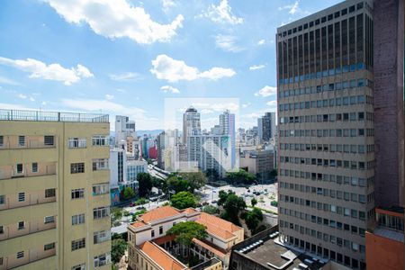Vista da Varanda da Sala/Quarto de kitnet/studio para alugar com 1 quarto, 24m² em Consolação, São Paulo