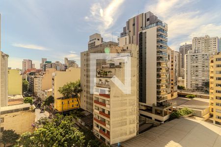 Vista da Sala de apartamento à venda com 1 quarto, 25m² em Vila Buarque, São Paulo