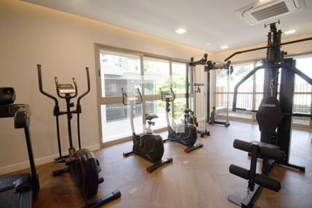 Studio para alugar com 26m², 1 quarto e sem vaga Studio para alugar com 26m², 1 quarto e sem vagaÁrea comum - Academia