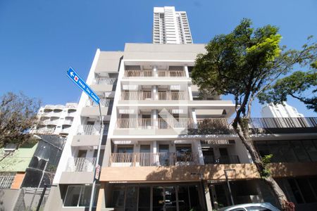 Studio para alugar com 26m², 1 quarto e sem vaga Studio para alugar com 26m², 1 quarto e sem vagaFachada