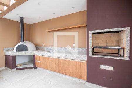 Área comum - Churrasqueira de apartamento para alugar com 1 quarto, 28m² em Km 18, Osasco