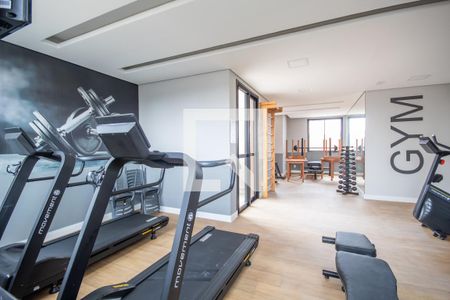 Área comum - Academia de apartamento para alugar com 1 quarto, 28m² em Km 18, Osasco