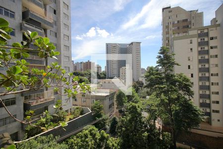Vista da Varanda de apartamento à venda com 4 quartos, 142m² em Serra, Belo Horizonte