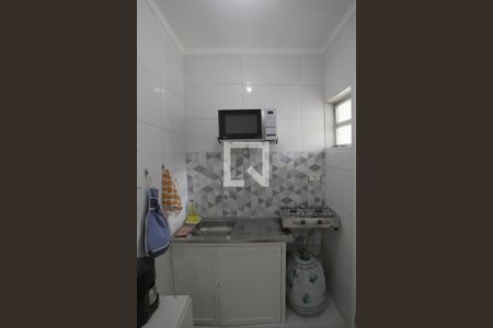 Cozinha de kitnet/studio para alugar com 1 quarto, 30m² em Ponta da Praia, Santos