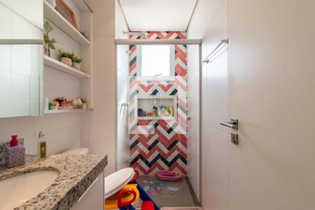 Apartamento à venda com 109m², 3 quartos e 2 vagas Apartamento à venda com 109m², 3 quartos e 2 vagasBanheiro Social