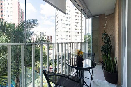 Varanda da Sala de apartamento à venda com 3 quartos, 70m² em Jardim Celeste, São Paulo