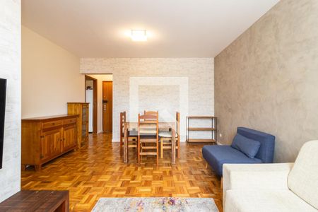 Sala de apartamento para alugar com 3 quartos, 80m² em Indianópolis, São Paulo