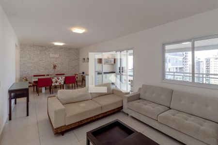 Sala de apartamento para alugar com 3 quartos, 132m² em Vila Luis Antônio, Guarujá