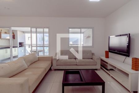 Sala de apartamento para alugar com 3 quartos, 132m² em Vila Luis Antônio, Guarujá