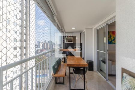 Varanda da Sala de apartamento para alugar com 2 quartos, 69m² em Centro, Diadema