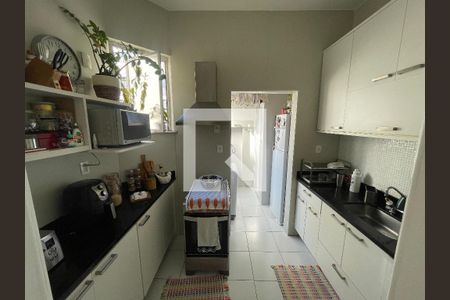 Cozinha de apartamento à venda com 3 quartos, 96m² em Humaitá, Rio de Janeiro