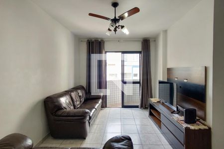 Sala de apartamento para alugar com 2 quartos, 90m² em Canto do Forte, Praia Grande