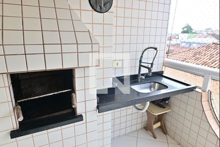 Varanda gourmet de apartamento para alugar com 2 quartos, 82m² em Vila Tupi, Praia Grande