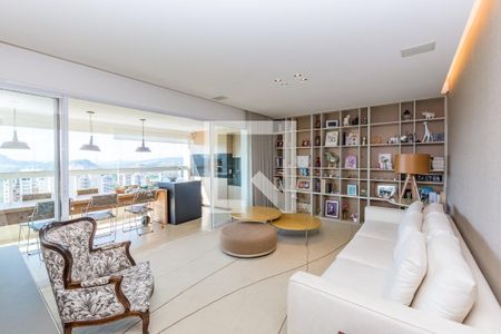 Sala de apartamento à venda com 3 quartos, 193m² em Vale do Sereno, Nova Lima