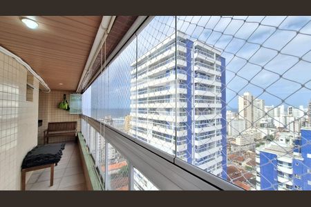 Varanda gourmet de apartamento para alugar com 3 quartos, 120m² em Aviação, Praia Grande