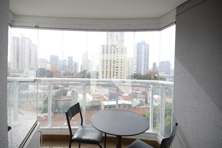 Varanda da Sala de apartamento para alugar com 1 quarto, 38m² em Vila Mariana, São Paulo