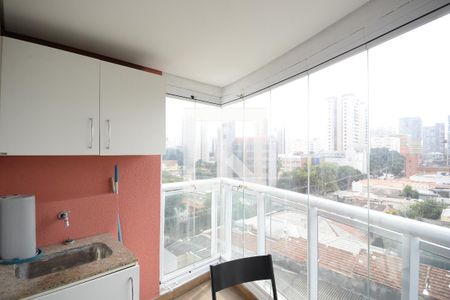 Varanda da Sala de apartamento para alugar com 1 quarto, 38m² em Vila Mariana, São Paulo