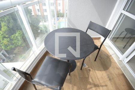 Varanda da Sala de apartamento para alugar com 1 quarto, 38m² em Vila Mariana, São Paulo