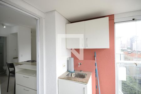 Varanda da Sala de apartamento para alugar com 1 quarto, 38m² em Vila Mariana, São Paulo