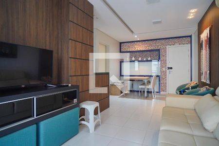 Sala  de apartamento para alugar com 2 quartos, 77m² em Jurerê, Florianópolis