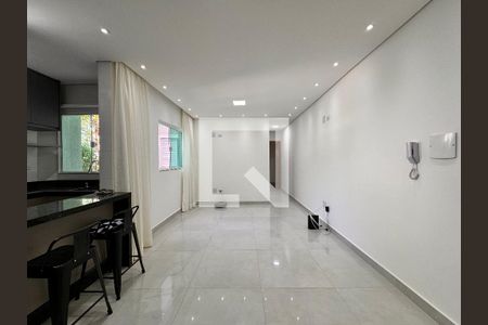 Detalhe Sala de apartamento à venda com 2 quartos, 117m² em Campestre, Santo André