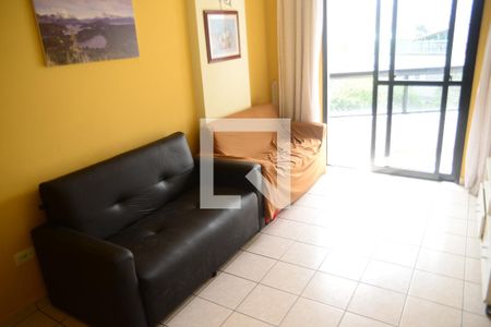 Sala de apartamento para alugar com 1 quarto, 50m² em Mirim, Praia Grande