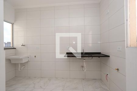 Sala/Cozinha de apartamento à venda com 1 quarto, 35m² em Vila Antonieta, São Paulo