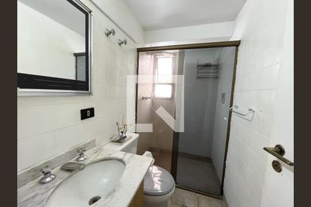 Banheiro da Suíte de apartamento para alugar com 3 quartos, 96m² em Mirandópolis, São Paulo