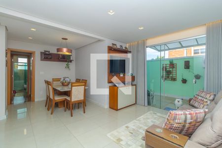 Sala de apartamento à venda com 3 quartos, 126m² em Sagrada Família, Belo Horizonte