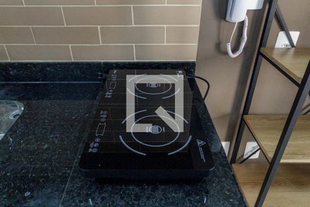 Cozinha de kitnet/studio para alugar com 1 quarto, 26m² em Vila Buarque, São Paulo